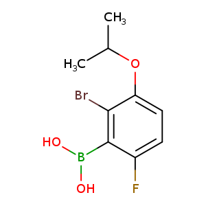 2-Bromo-6-fluoro-3-isopropoxyphenylboronic acid