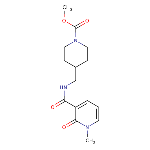 methyl 4-{[(1-methyl-2-oxo-1,2-dihydropyridin-3-yl)formamido]methyl}piperidine-1-carboxylate