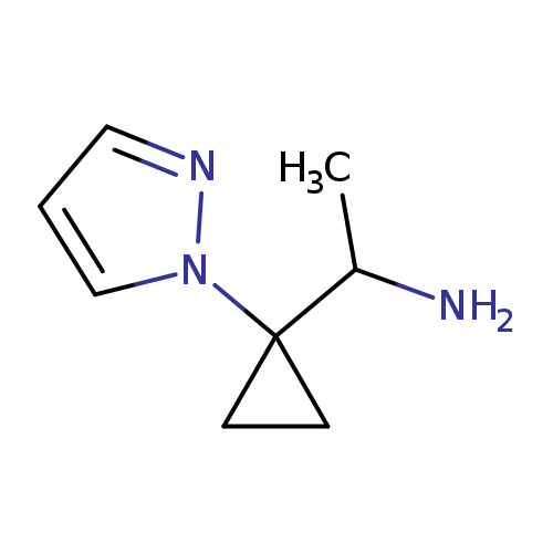 1-[1-(1H-pyrazol-1-yl)cyclopropyl]ethan-1-amine