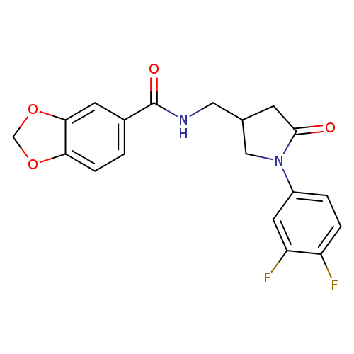 N-{[1-(3,4-difluorophenyl)-5-oxopyrrolidin-3-yl]methyl}-2H-1,3-benzodioxole-5-carboxamide
