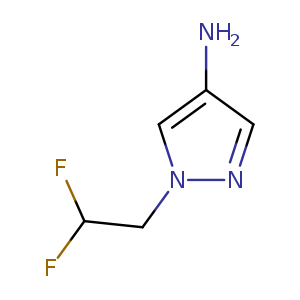 1H-Pyrazol-4-amine, 1-(2,2-difluoroethyl)-
