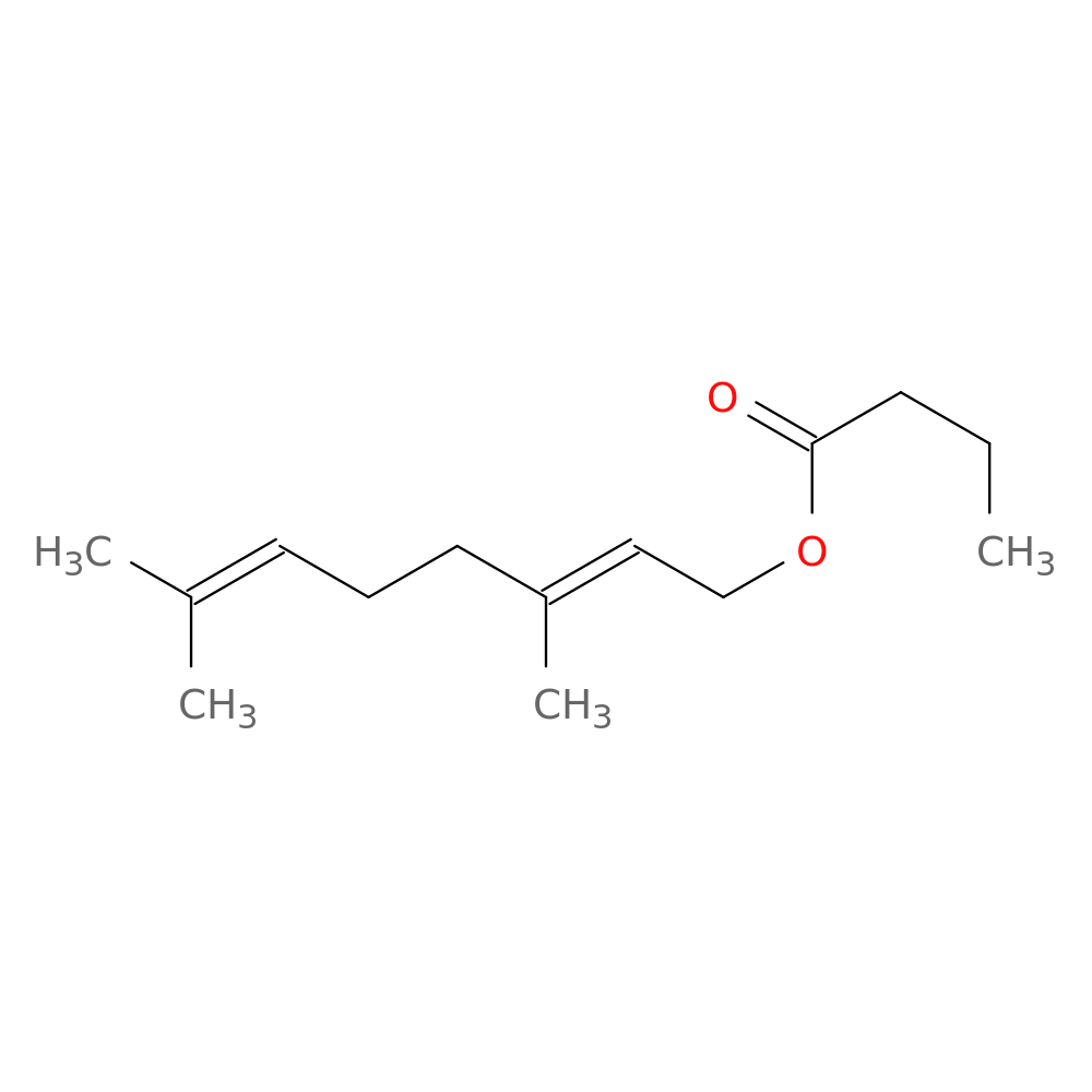 3,7-Dimethylocta-2,6-dien-1-yl butyrate