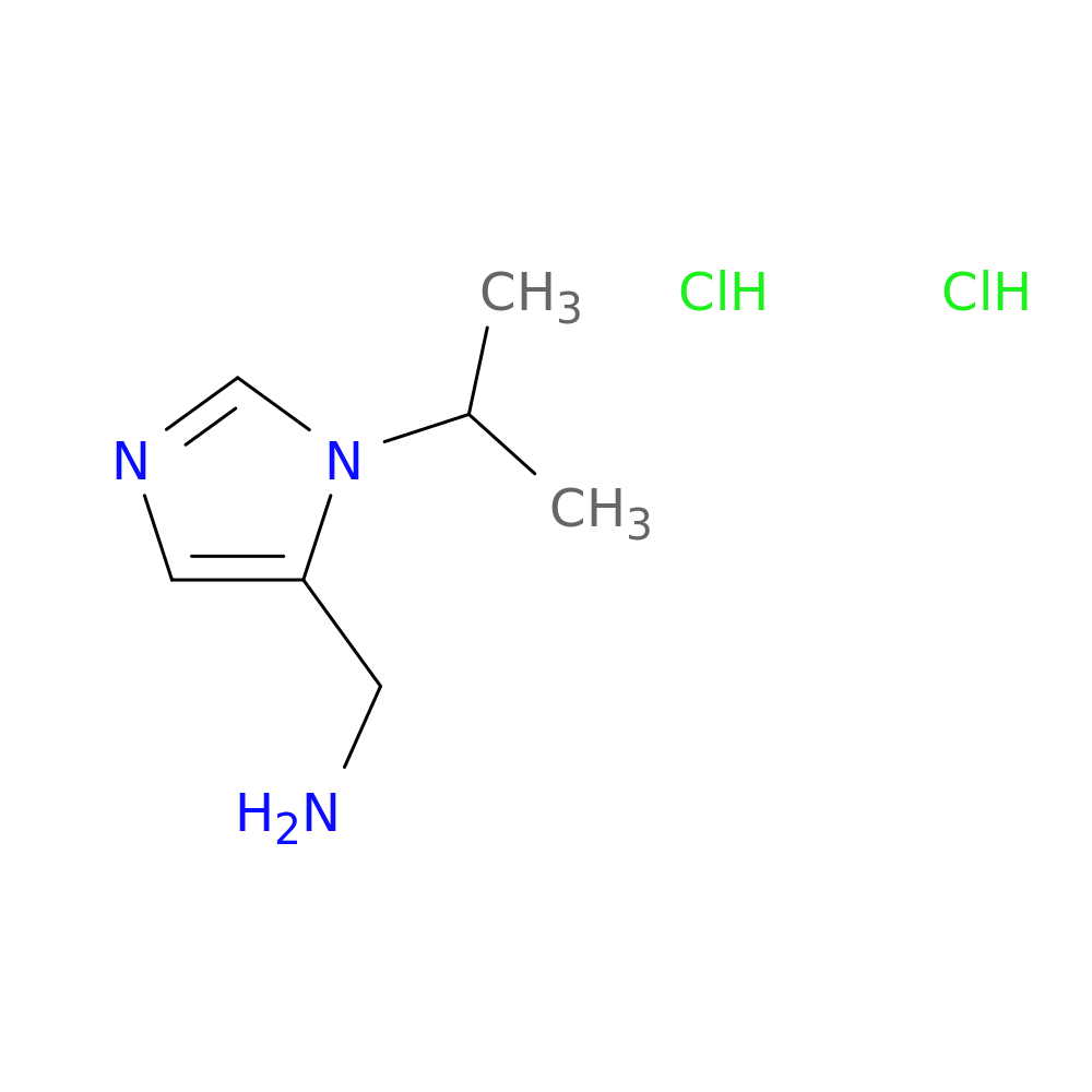 1-[1-(propan-2-yl)-1H-imidazol-5-yl]methanamine dihydrochloride