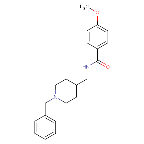 N-[(1-benzylpiperidin-4-yl)methyl]-4-methoxybenzamide