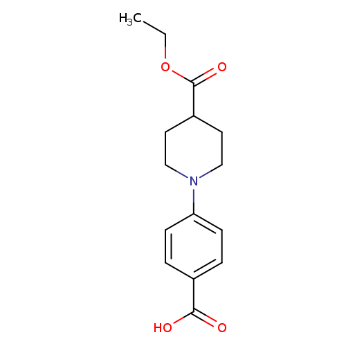 4-Piperidinecarboxylic acid, 1-(4-carboxyphenyl)-, 4-ethyl ester