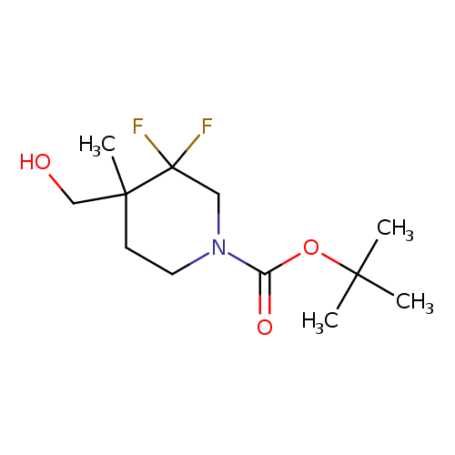 tert-Butyl 3,3-difluoro-4-(hydroxymethyl)-4-methylpiperidine-1-carboxylate