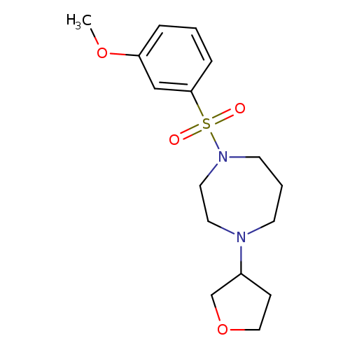1-(3-methoxybenzenesulfonyl)-4-(oxolan-3-yl)-1,4-diazepane
