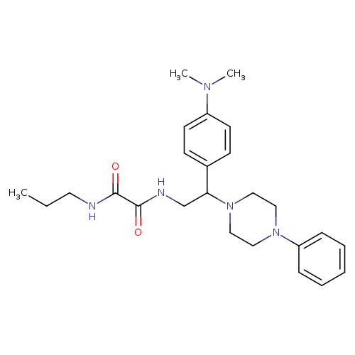 N'-{2-[4-(dimethylamino)phenyl]-2-(4-phenylpiperazin-1-yl)ethyl}-N-propylethanediamide