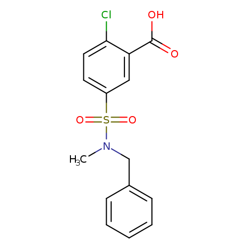 5-[benzyl(methyl)sulfamoyl]-2-chlorobenzoic acid