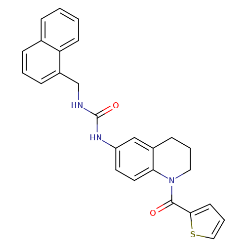 1-[(naphthalen-1-yl)methyl]-3-[1-(thiophene-2-carbonyl)-1,2,3,4-tetrahydroquinolin-6-yl]urea