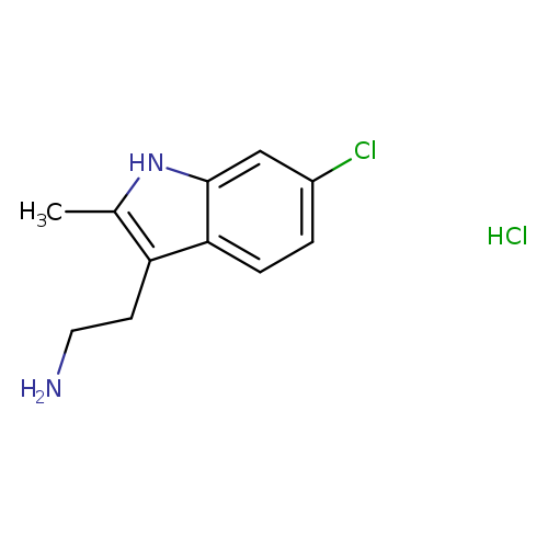 2-(6-chloro-2-methyl-1H-indol-3-yl)ethan-1-aminehydrochloride