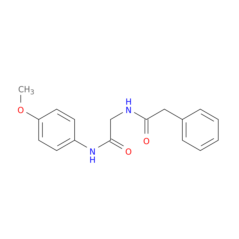 N-{[(4-methoxyphenyl)carbamoyl]methyl}-2-phenylacetamide