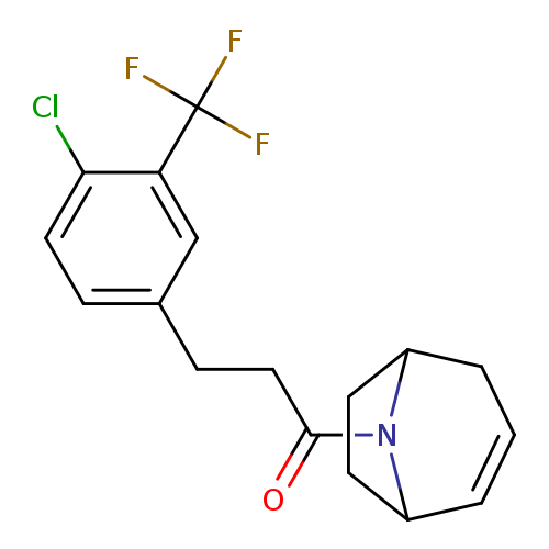 1-{8-azabicyclo[3.2.1]oct-2-en-8-yl}-3-[4-chloro-3-(trifluoromethyl)phenyl]propan-1-one