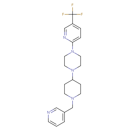 1-{1-[(pyridin-3-yl)methyl]piperidin-4-yl}-4-[5-(trifluoromethyl)pyridin-2-yl]piperazine