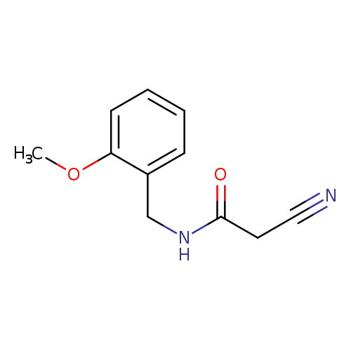 2-cyano-N-[(2-methoxyphenyl)methyl]acetamide