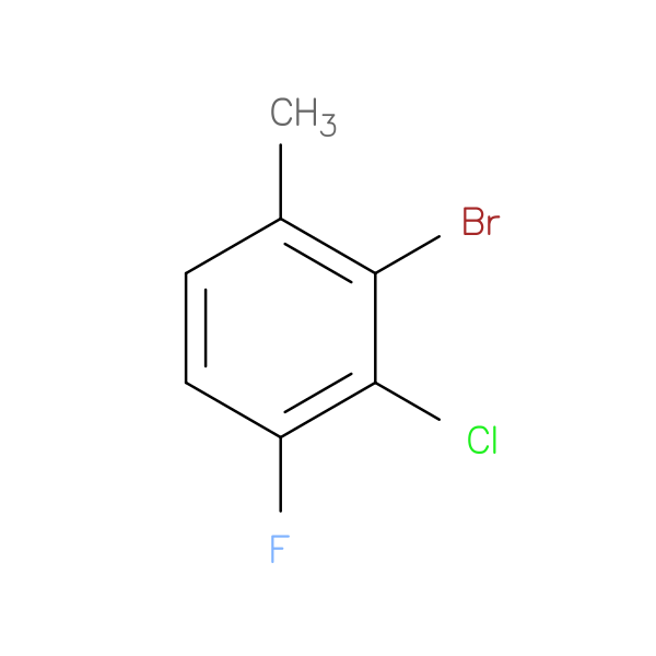 2-Bromo-3-chloro-4-fluoro-1-methylbenzene