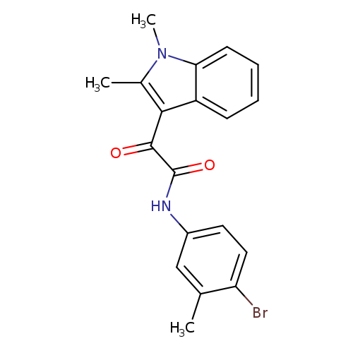 N-(4-bromo-3-methylphenyl)-2-(1,2-dimethyl-1H-indol-3-yl)-2-oxoacetamide