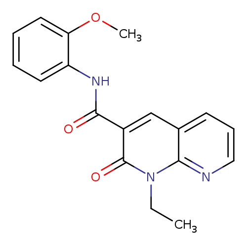 1-ethyl-N-(2-methoxyphenyl)-2-oxo-1,2-dihydro-1,8-naphthyridine-3-carboxamide