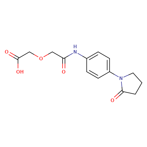(2-Oxo-2-([4-(2-oxopyrrolidin-1-yl)phenyl]amino)ethoxy)acetic acid