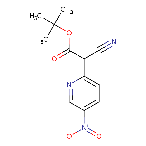 tert-Butyl 2-cyano-2-(5-nitropyridin-2-yl)acetate