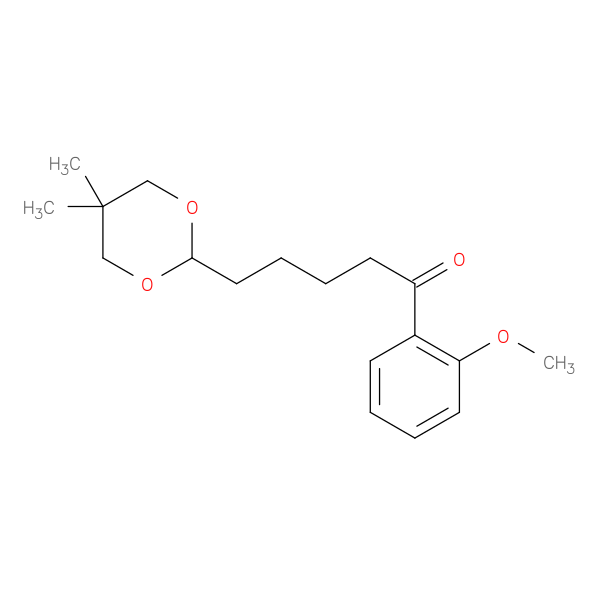 5-(5,5-Dimethyl-1,3-dioxan-2-yl)-2'-methoxyvalerophenone