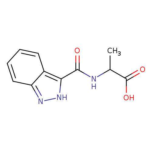 2-(2H-indazol-3-ylformamido)propanoic acid
