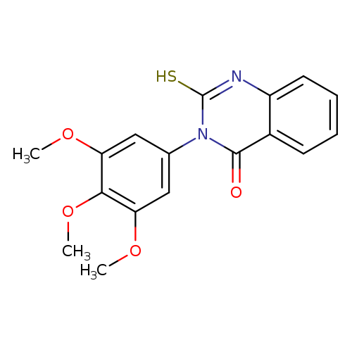 2-Mercapto-3-(3,4,5-trimethoxyphenyl)quinazolin-4(3h)-one