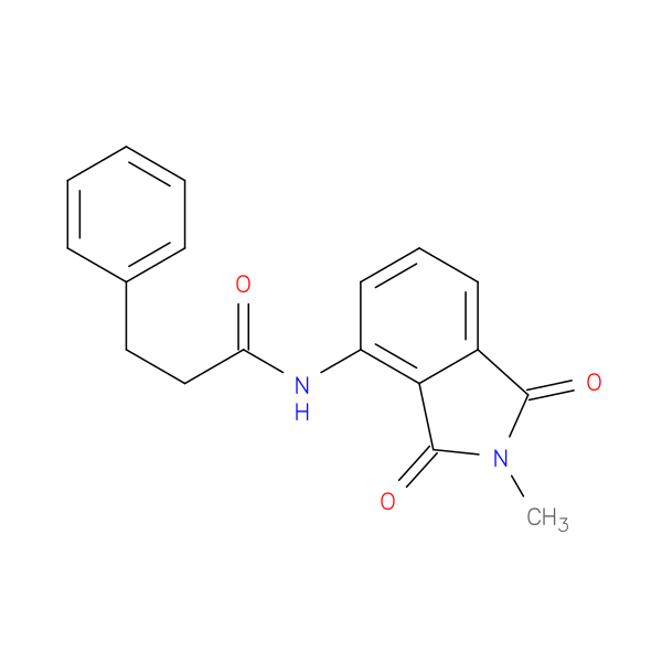 N-(2-methyl-1,3-dioxo-2,3-dihydro-1H-isoindol-4-yl)-3-phenylpropanamide
