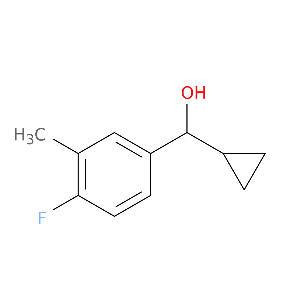 α-Cyclopropyl-4-fluoro-3-methylbenzenemethanol