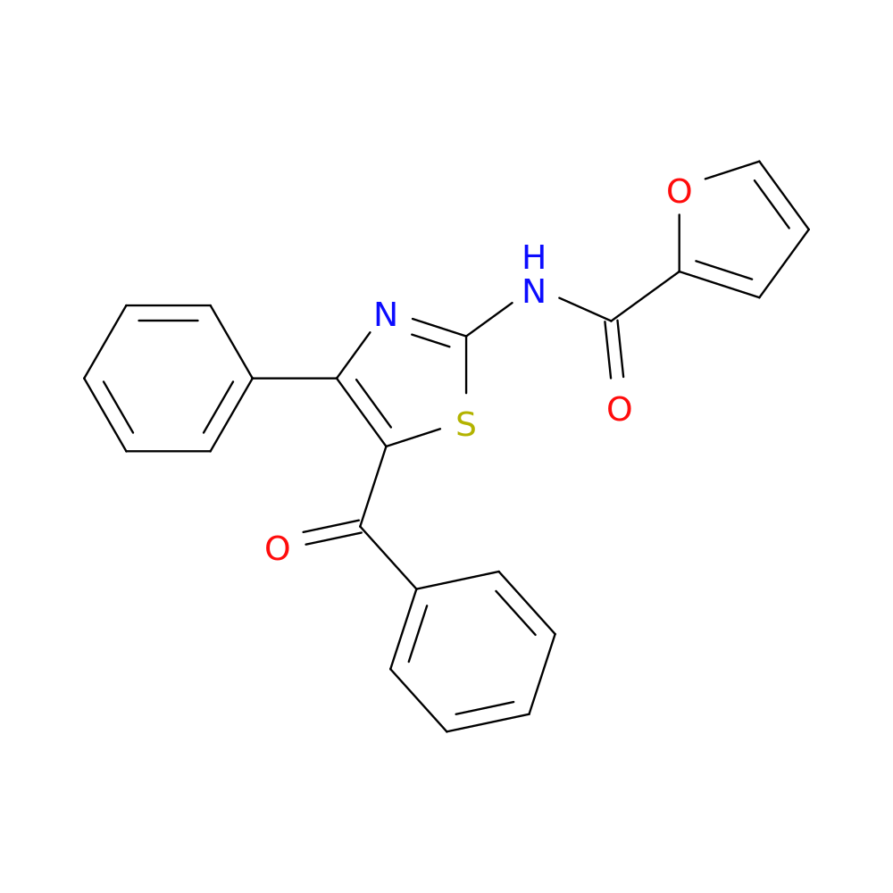N-(5-benzoyl-4-phenyl-1,3-thiazol-2-yl)furan-2-carboxamide