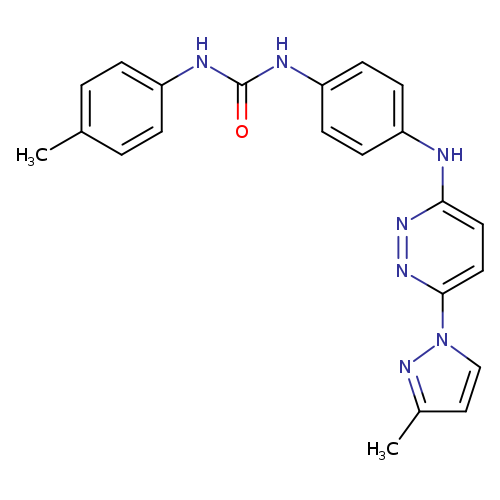3-(4-{[6-(3-methyl-1H-pyrazol-1-yl)pyridazin-3-yl]amino}phenyl)-1-(4-methylphenyl)urea