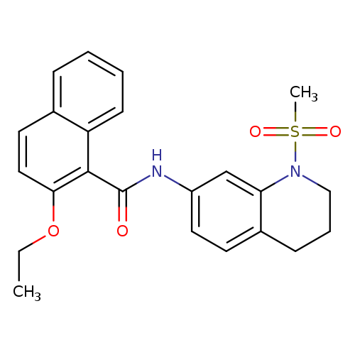 2-ethoxy-N-(1-methanesulfonyl-1,2,3,4-tetrahydroquinolin-7-yl)naphthalene-1-carboxamide
