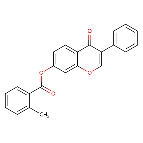4-oxo-3-phenyl-4H-chromen-7-yl 2-methylbenzoate