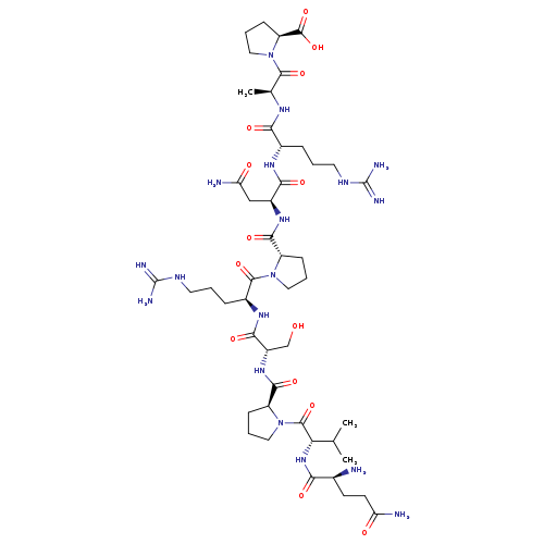 L-Proline, L-glutaminyl-L-valyl-L-prolyl-L-seryl-L-arginyl-L-prolyl-L-asparaginyl-L-arginyl-L-alanyl-
