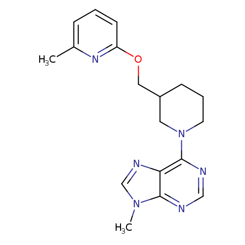9-methyl-6-(3-{[(6-methylpyridin-2-yl)oxy]methyl}piperidin-1-yl)-9H-purine
