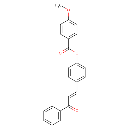 4-[(1E)-3-oxo-3-phenylprop-1-en-1-yl]phenyl 4-methoxybenzoate