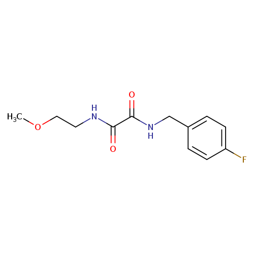 N'-[(4-fluorophenyl)methyl]-N-(2-methoxyethyl)ethanediamide