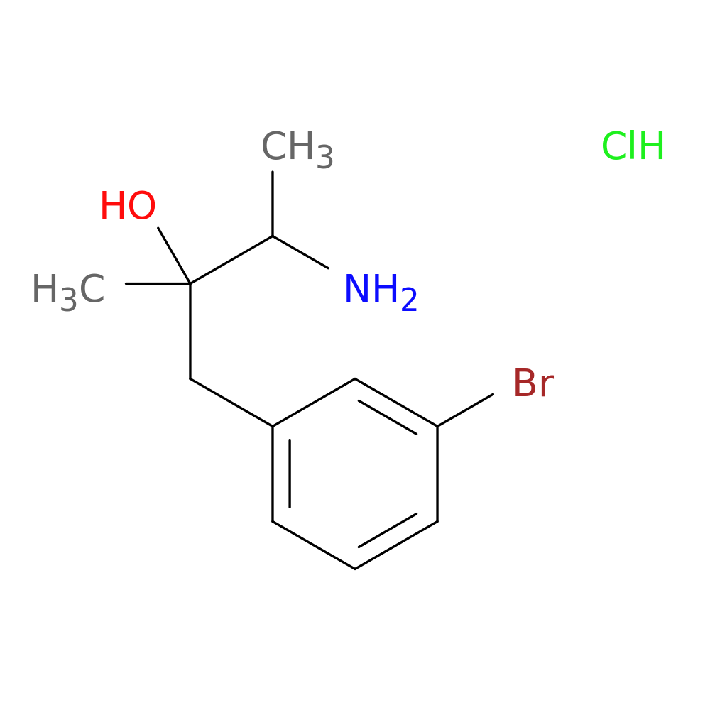 3-amino-1-(3-bromophenyl)-2-methylbutan-2-ol hydrochloride