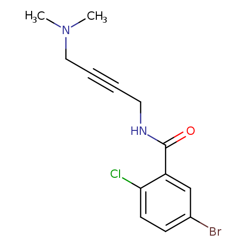 5-bromo-2-chloro-N-[4-(dimethylamino)but-2-yn-1-yl]benzamide