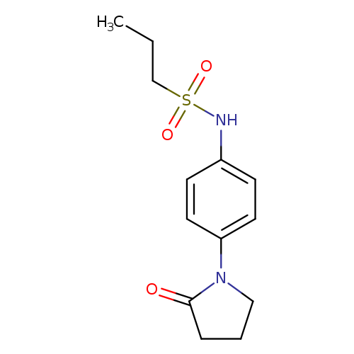N-[4-(2-oxopyrrolidin-1-yl)phenyl]propane-1-sulfonamide