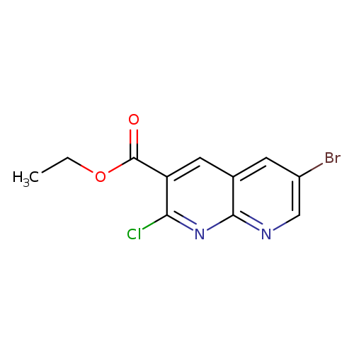 ethyl 6-bromo-2-chloro-1,8-naphthyridine-3-carboxylate