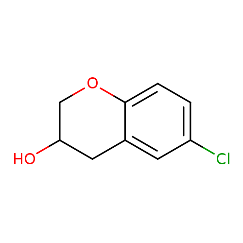 2H-1-Benzopyran-3-ol, 6-chloro-3,4-dihydro-
