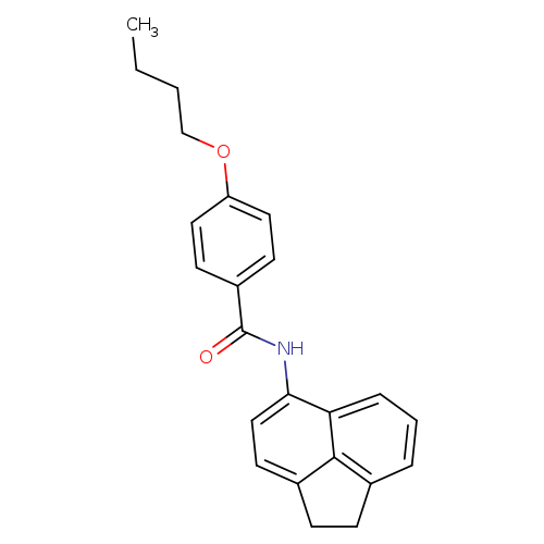4-butoxy-N-(1,2-dihydroacenaphthylen-5-yl)benzamide
