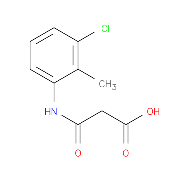 3-[(3-Chloro-2-methylphenyl)amino]-3-oxopropanoic acid