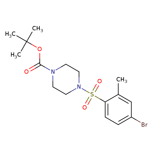 tert-butyl 4-[(4-bromo-2-methylbenzene)sulfonyl]piperazine-1-carboxylate