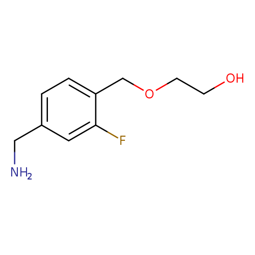 2-{[4-(aminomethyl)-2-fluorophenyl]methoxy}ethan-1-ol