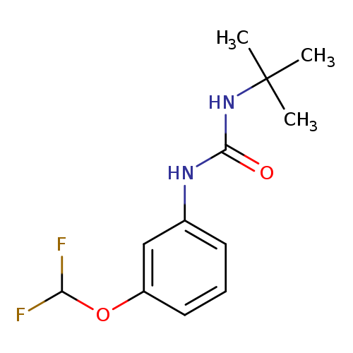 3-tert-butyl-1-[3-(difluoromethoxy)phenyl]urea