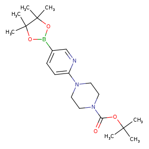 tert-Butyl 4-(5-(4,4,5,5-tetramethyl-1,3,2-dioxaborolan-2-yl)pyridin-2-yl)piperazine-1-carboxylate