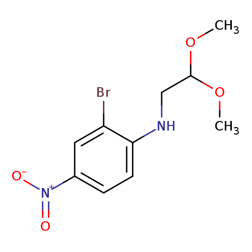 2-bromo-N-(2,2-dimethoxyethyl)-4-nitroaniline