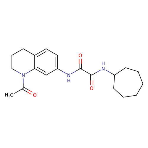 N-(1-acetyl-1,2,3,4-tetrahydroquinolin-7-yl)-N'-cycloheptylethanediamide
